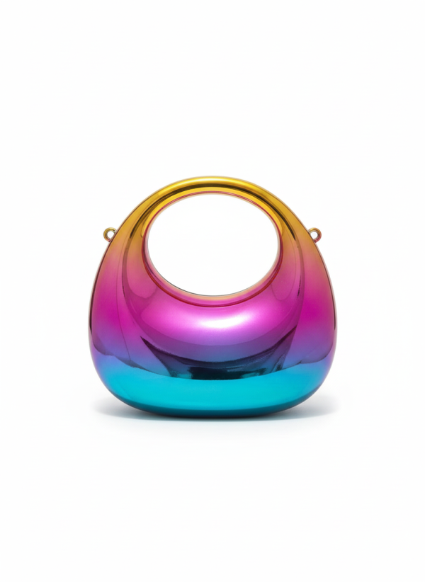 Half Moon multicolor Mini Clutch